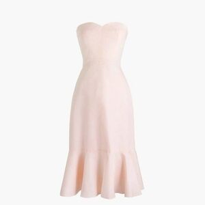 J. Crew Strapless Pink Dress